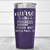 Purple Nurse Tumbler With Nurse In Progress Design