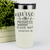 White Nurse Tumbler With Nurse In Progress Design