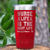 Red Nurse Tumbler With Nurse Life Is Best Life Design