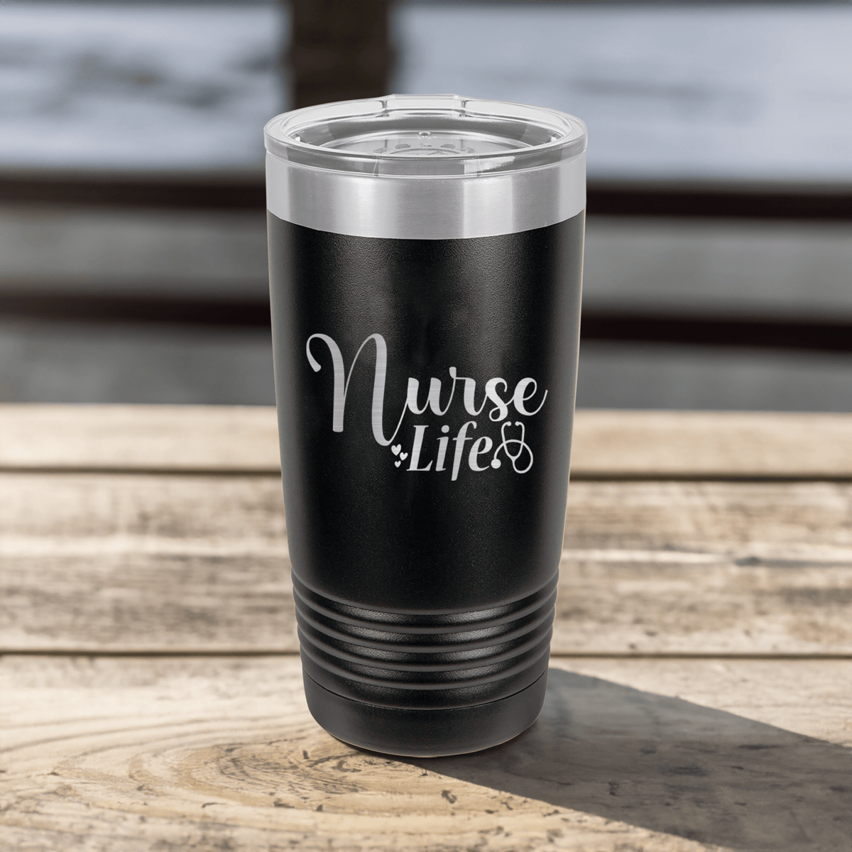 Funny Nurse Life Ringed Tumbler