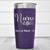 Purple Nurse Tumbler With Nurse Life Design