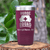 Maroon Nurse Tumbler With Nurse Squad Symbol Design