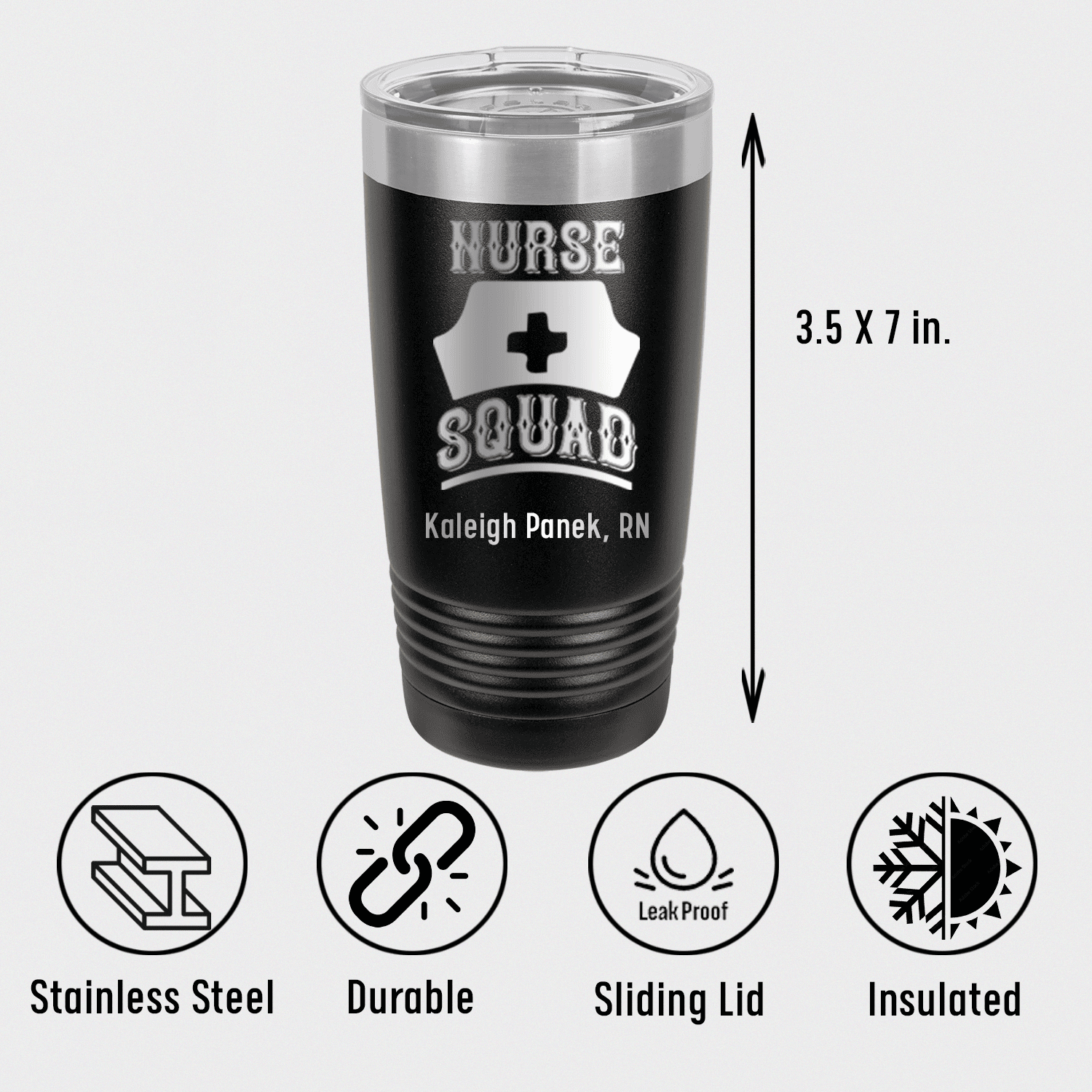 Nurse Squad Symbol Tumbler