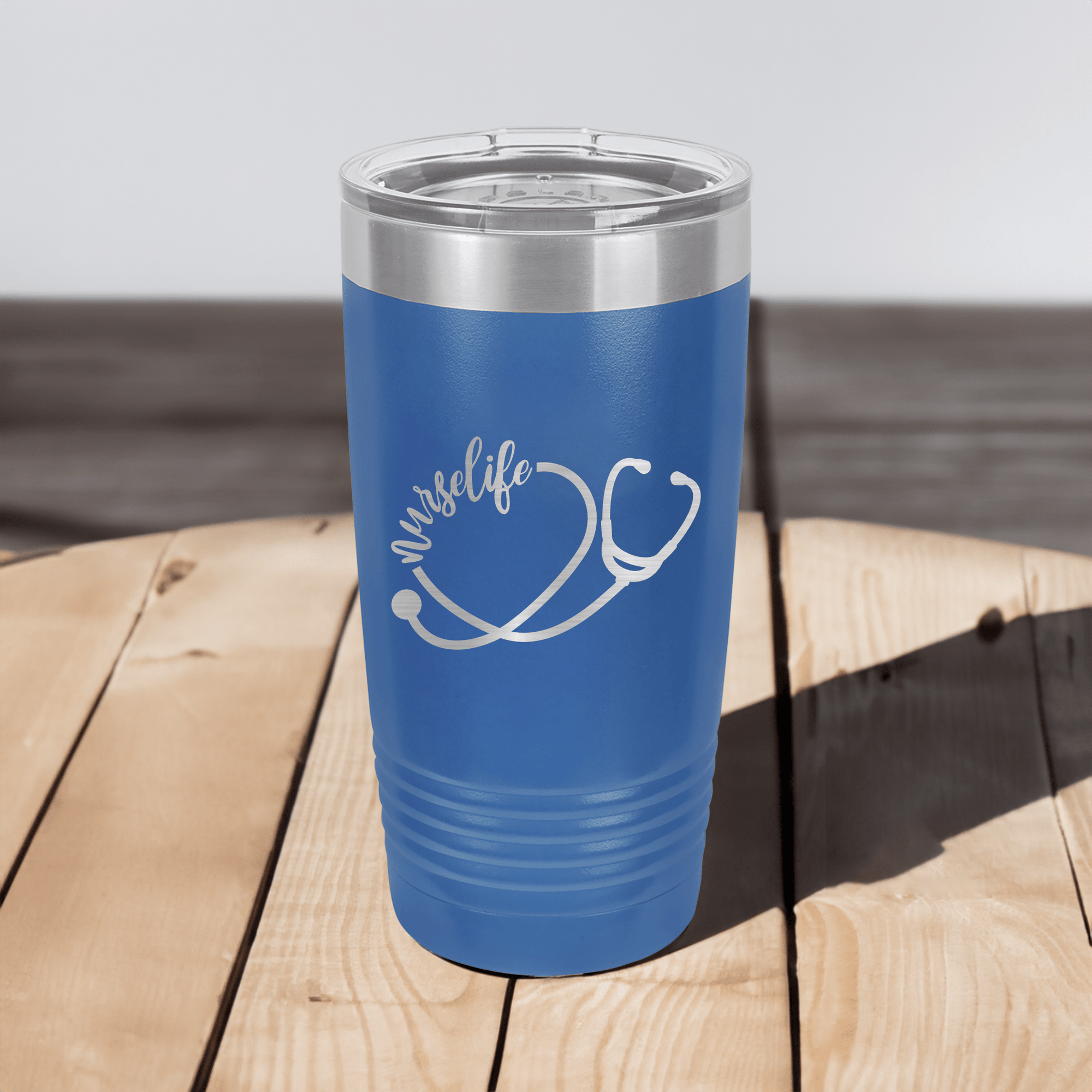 Nurselife Script Ringed Tumbler