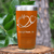 Orange Nurse Tumbler With Nurselife Script Design