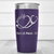 Purple Nurse Tumbler With Nurselife Script Design