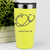 Yellow Nurse Tumbler With Nurselife Script Design