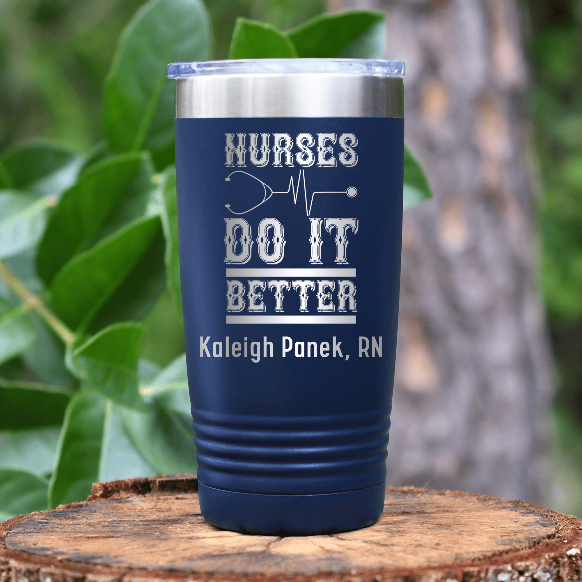 Navy Nurse Tumbler With Nurses Always Do It Best Design