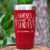 Red Nurse Tumbler With Nurses Call All The Shots Design