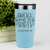 Teal Nurse Tumbler With Nurses Call All The Shots Design