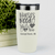 White Nurse Tumbler With Nurses Need Shots Too Design