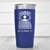 Blue Nurse Tumbler With Nursing School Survivor Design