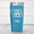 Light Blue Pickleball Tumbler With Peace Love Pickleball Design