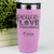 Pink Pickleball Tumbler With Peace Love Pickleball Design