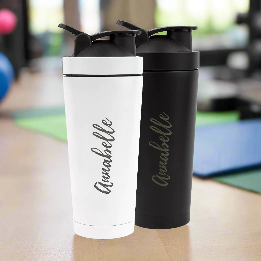 Personalized Name Steel Protein Shaker 