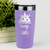 Light Purple Pickleball Tumbler With Pickle King Design