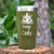 Military Green Pickleball Tumbler With Pickle King Design