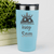 Teal Pickleball Tumbler With Pickle King Design