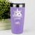 Light Purple Pickleball Tumbler With Pickle Queen Design