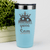 Teal Pickleball Tumbler With Pickle Queen Design