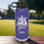 Purple Pickleball Water Bottle With Pickle Queen Design