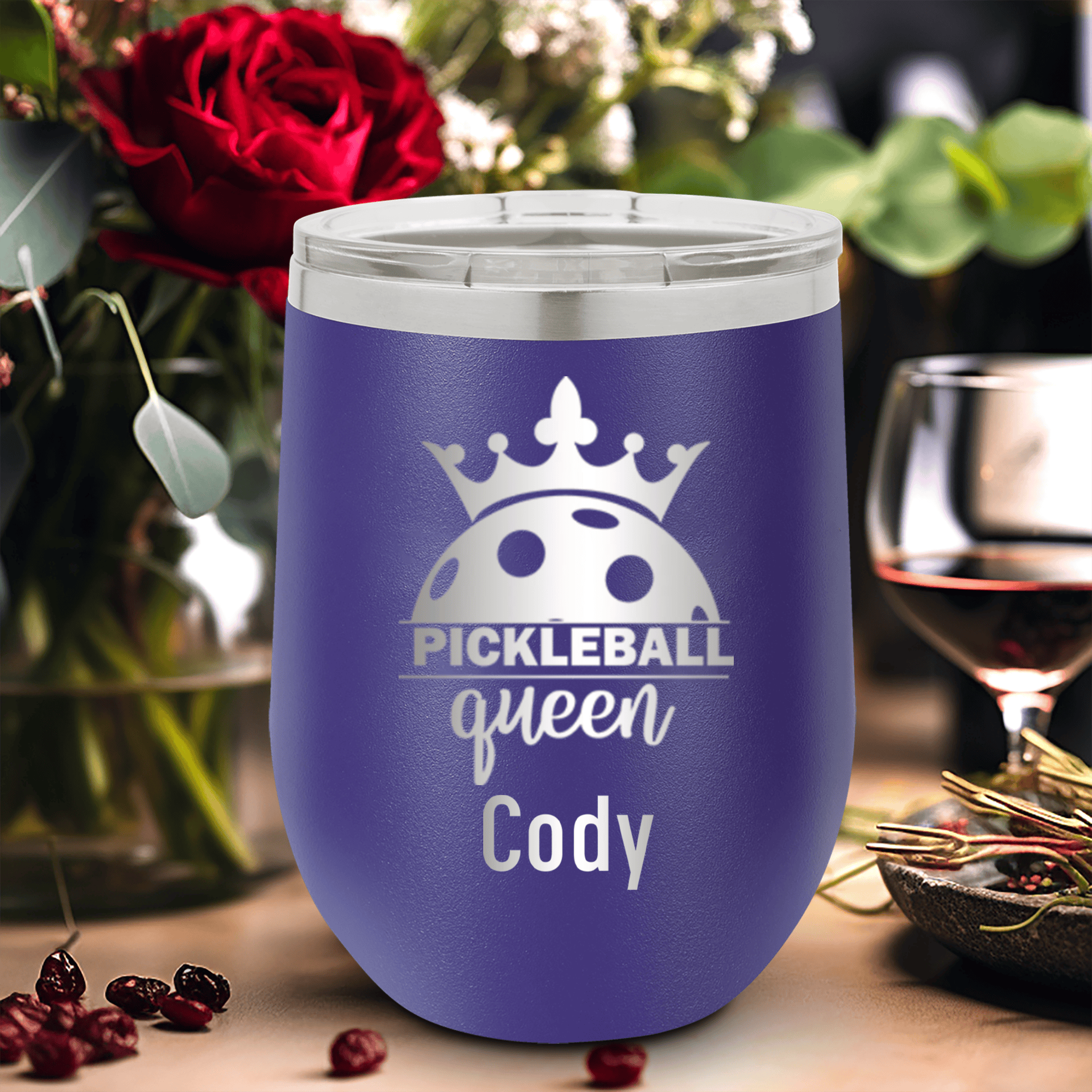 Pickle Queen Wine Tumbler