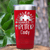 Red Pickleball Tumbler With Pickleball Makes It Better Design