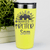 Yellow Pickleball Tumbler With Pickleball Makes It Better Design