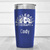 Blue Pickleball Tumbler With Pickleball Therapy Design