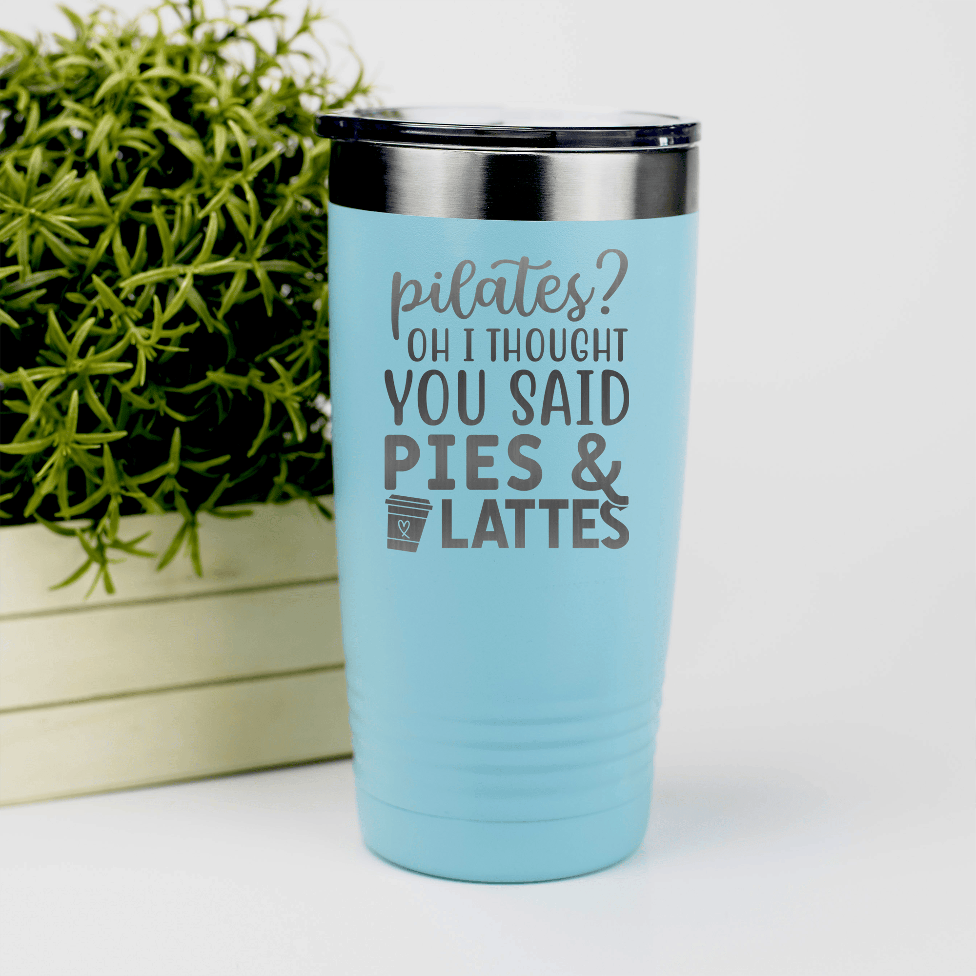Teal pickelball tumbler Pies And Lattes