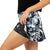 Tropical Black and White Swing Skort