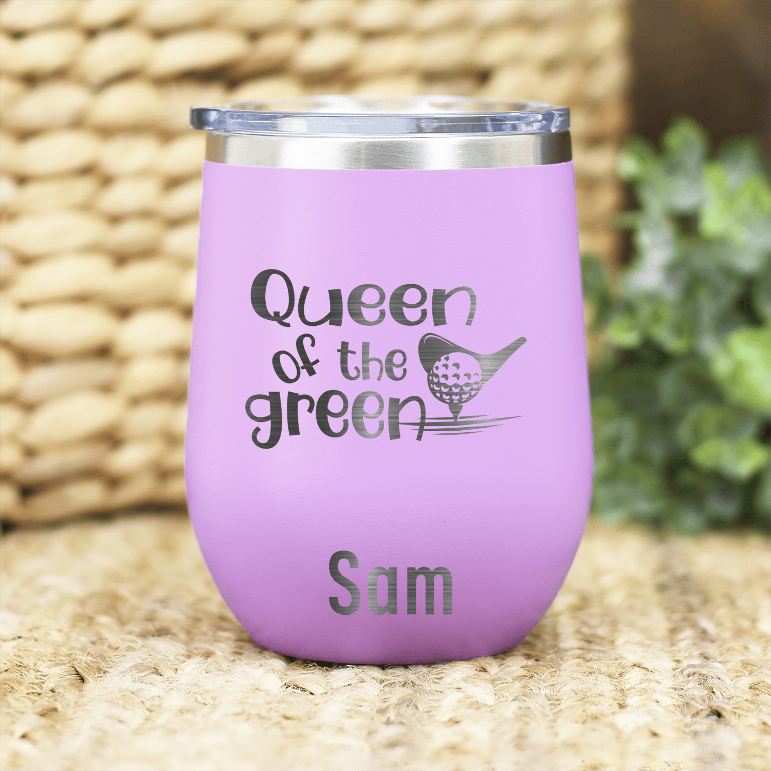 Queen Of The Green Wine Tumbler