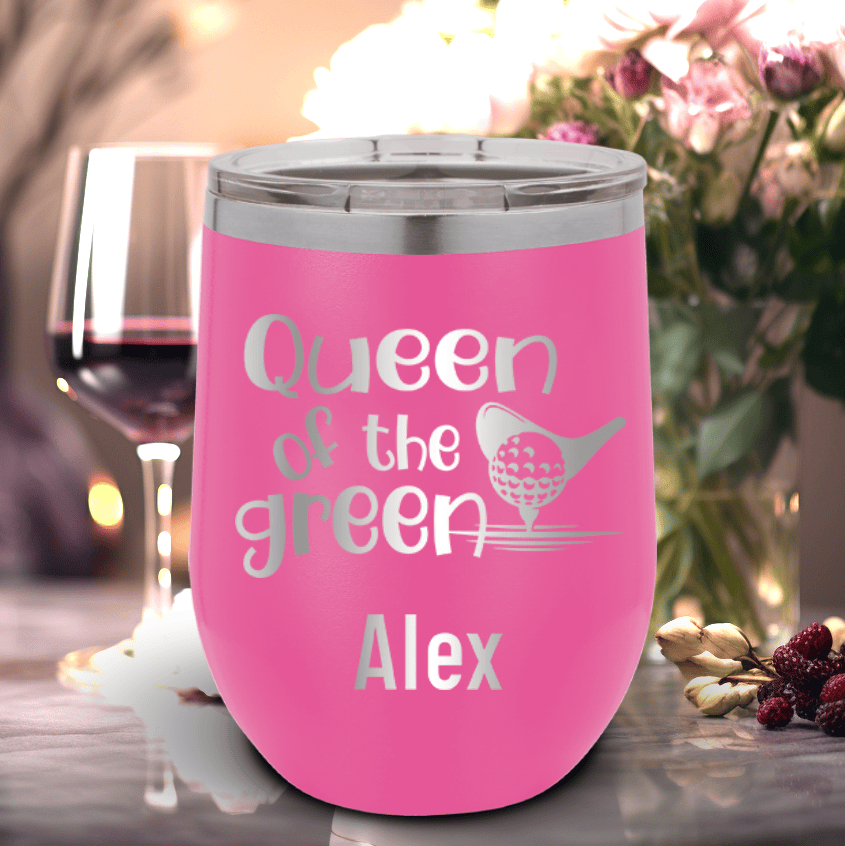 Queen Of The Green Wine Tumbler