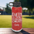 Red Pickleball Water Bottle With Queen Of The Pickleball Court Design
