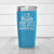 Light Blue pickelball tumbler Resting B Face