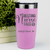 Pink Nurse Tumbler With Resting Nurses Face Design