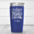 Blue Teacher Tumbler With Resting Teacher Face Design