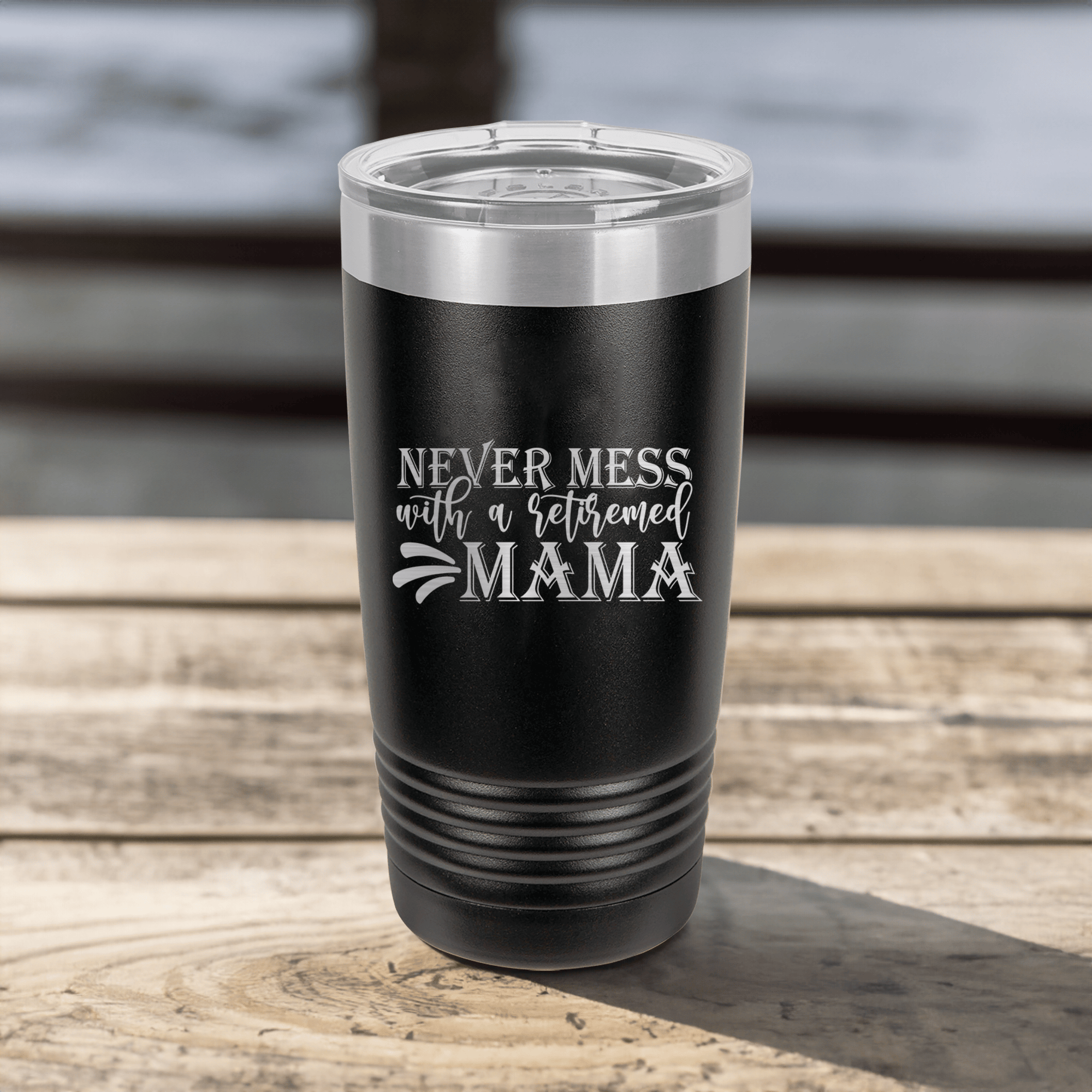 Retired Mama On Duty Tumbler