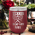 Maroon Tennis For Her Wine Tumbler With Rockin Tennis Life Design