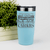 Teal pickelball tumbler Sarcasm Makes Me Skinny