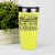 Yellow pickelball tumbler Sarcasm Makes Me Skinny