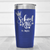 Blue Teacher Tumbler With School King Design