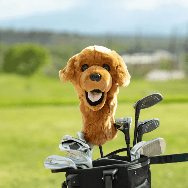 Customized golf golf head cover, dog golf head cover, dog custom golf club cover online