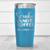 Light Blue Nurse Tumbler With Scrubs And Coffee Design