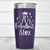 Purple Birthday Tumbler With Seventy And Fabulous Design