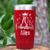 Red Birthday Tumbler With Seventy And Fabulous Design