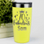 Yellow Birthday Tumbler With Seventy And Fabulous Design