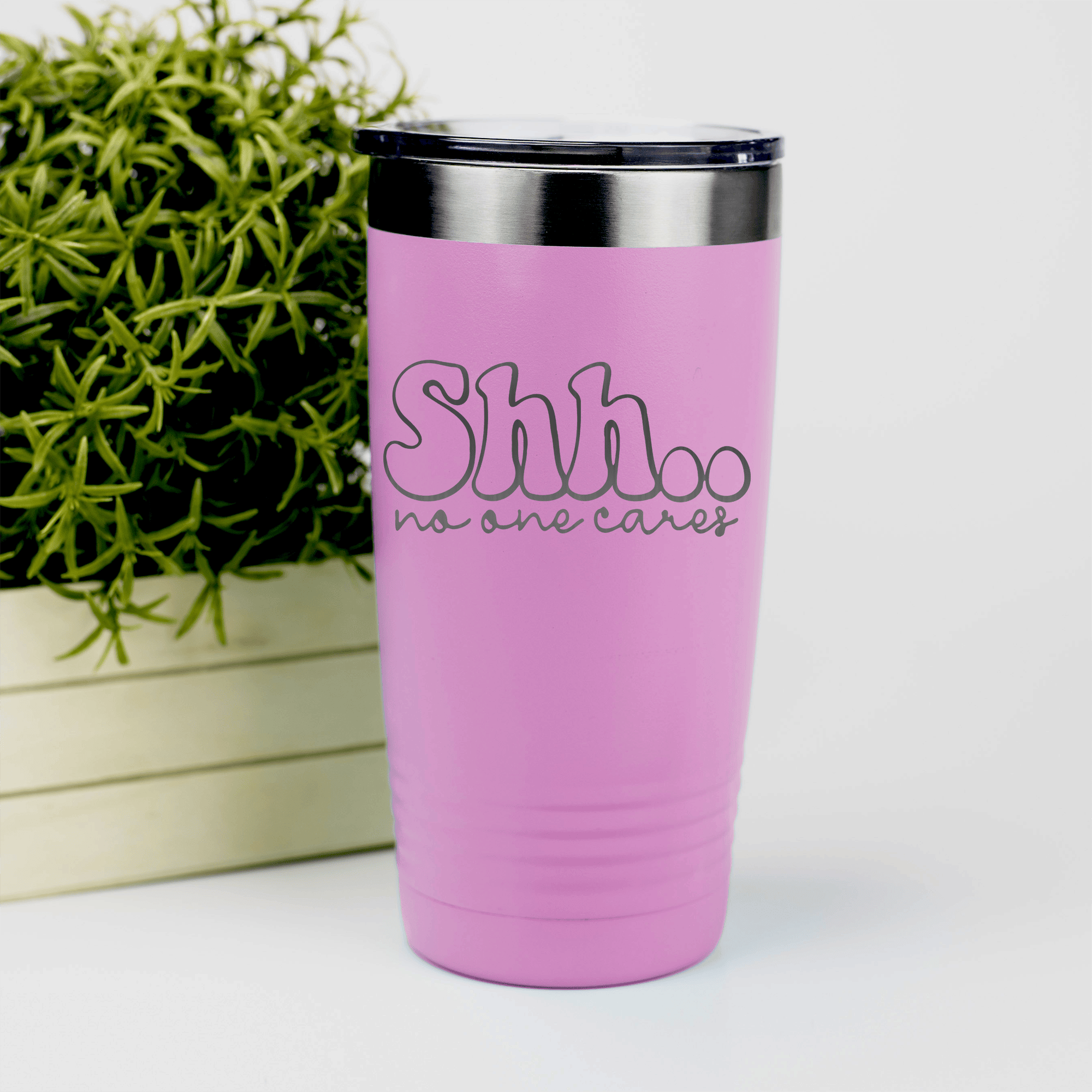 Pink pickelball tumbler Shh