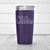 Purple pickelball tumbler Shh