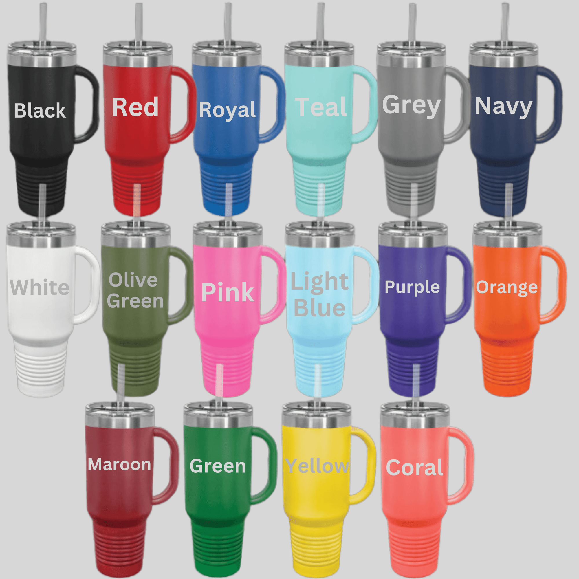 Charming Cheers Personalized Tumbler with Handle